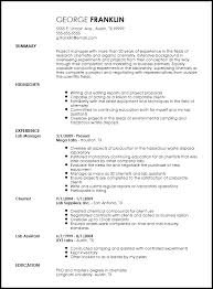 chemist resume samples resume format