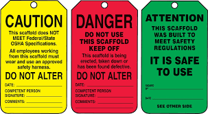 Maybe you would like to learn more about one of these? Accuform Tss200ptm Rp Plastic Scaffold Status Tag Legend Danger Caution Attention 5 75 Length X 3 25 Width X 0 015 Thickness Black On Green Yellow Red Pack Of 5 Amazon Com Industrial Scientific