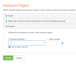 Creating Network Objects In The Emc