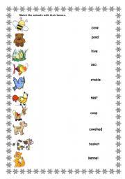 We've got furry friends on the smaller side like hamsters and ferrets and farm and barnyard buddies like horses, pigs, and goats—to name just a few of the various critters in cuteness.com's animal kingdom! Animals And Their Homes Esl Worksheet By Teapot72