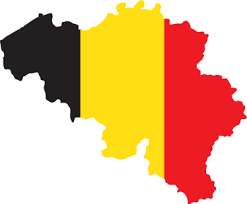 Sie wurde offiziell am 23. Belgien Flagge Silouhette Wandtattoo Tenstickers