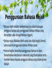 Dalam isu kemahiran bahasa melayu, sikap keluarga cina memainkan peranan yang sangat penting. Isu Kesalahan Bahasa Dalam Media Cetakx Penggunaan Bahasa Rojak U2022 Bahasa Rojak Semakin Berkembang Luas Dalam Kalangan Pengguna Bahasa Iaitu Course Hero
