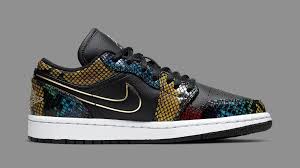 Jordan Retro 1 High Og White Black Particle Grey Air Jordan 1 Low Women S Snakeskin Cd5580 001 Release Date Sole Collector In 2020 Jordan 1 Low Air Jordans Air Jordans Retro