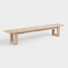 Whitewash San Sebastian Outdoor Dining Bench Dining Bench Outdoor Dining Furniture Dining