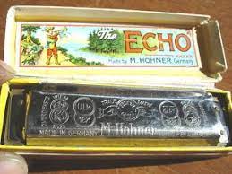 Echo Super Vamper Harmonica By M Hohner Germany Vintage Harmonica In C 14 Harmonica Hohner Echo