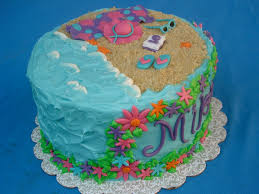 Birthday Cake Teddy Grahams Discontinued Susana S Cakes Beach Girl Birthday Cake Beach Birthday Cake Birthday Cake Girls Summer Birthday Cake