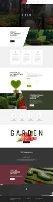 Garden Design Responsive Website Template 58440 Web Design Website Design Web Layout Design