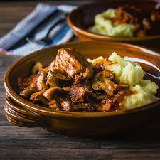 Wild Boar Stew Recipe With Mushrooms Recipe Stew Recipes Mushroom Recipes Stuffed Mushrooms