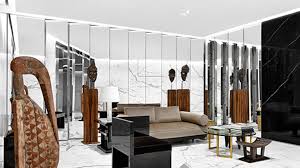 Morover, we have our beauty area in the spa , where our staff can take care of your make up. Saint Laurent S Women S Flagship In Beverly Hills Debuts A Private Dressing Salon Architectural Digest