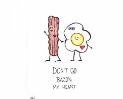 Bacon My Heart Etsy Cute Little Drawings Drawings For Boyfriend Funny Doodles