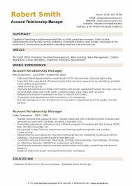 Financial advisor resume example ✓ complete guide ✓ create a perfect resume in 5 minutes using our resume examples & templates. Account Relationship Manager Resume Samples Qwikresume