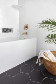 Vintage blue bathroom tiles 2021. Designing With Black And White Tile The Tile Shop Blog