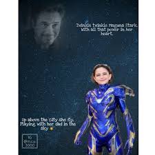 Morgan stark growing up in her father's footsteps. Morgan Stark In Rescue Suit How S It Avengers