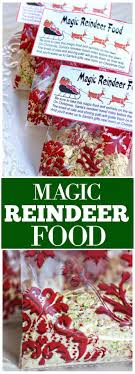 Here's the poem to go with this special food! Magic Reindeer Food The Girl Who Ate Everything