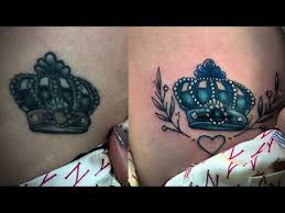Hình xăm vương miện đôi dễ thương. Cover Hinh XÄƒm VÆ°Æ¡ng Miá»‡n Lá»—i Tren Ngá»±c Cho Em Gai Táº¡i Tráº§n Ká»¹ Tattoo Youtube