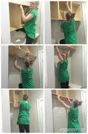 Hanging it on a nail with wire was not an option. How To Hang A Cabinet Using A French Cleat Sawdust Girl