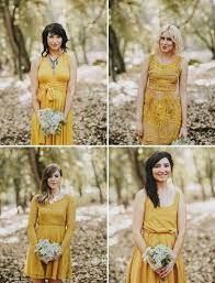 Woodland Mountain Wedding Corinne Dave Green Wedding Shoes Yellow Bridesmaid Dresses Yellow Bridesmaids Mustard Bridesmaid Dresses