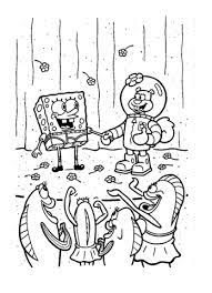 Color them in online, or print them out and use crayons, markers, and paints. Spongebob And Sandy Cheeks Coloring Page From Sponge Bob Category Select From 25651 Printable Cr Cartoon Coloring Pages Spongebob Coloring Spongebob And Sandy