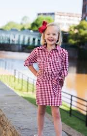 Prodoh Girls Tunic Dress Red Gingham Products Gingham