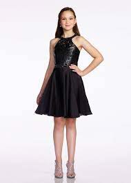 cocuk abiye kiyafet modelleri siyah kisa halter yaka klos etek ust kismi cicek baskili kiyafet kombinleri homecoming dresses girls dresses little girl dresses
