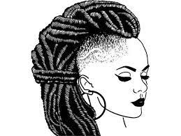 Pin By Dakota Williams On Svg Afro Women Hair Art Locs Hairstyles