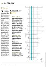 Jan bonjer, który był redaktorem. Dr Denker Fans De Kerstpuzzel Staat Online Op Dvhn En Facebook