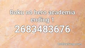 Your actions will have consequences so don't act like you wish. Boku No Hero Academia Ending 1 Roblox Id Roblox Music Code Youtube