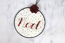 Tell me below in the comments and be sure to watch the video below on how to change. Video Diy Embroidery Hoop Ornament Cute Cricut Christmas Idea Run To Radiance