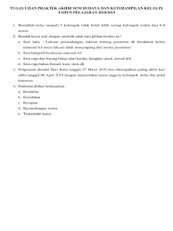 We did not find results for: Tugas Ujian Praktek Akhir Seni Budaya Dan Keterampilan Kelas Ix
