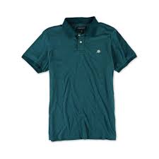 Aeropostale Mens A87 Heathered Rugby Polo Shirt 379 2 Xs
