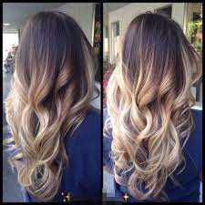 Dip Dye Clip In Ombre Hair Extensions Synthetic Straight Curly Wavy Brown Blonde Hair Styles Balayage Hair Ombre Hair Extensions