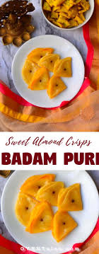 I used to do it with ease each time i make. Badam Puri Sweet Almond Crisps