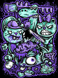 Happy Tree Families 02 By Crab Metalitees Graffiti Wallpaper Art Graffiti Drawing