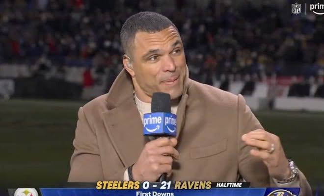 Tony Gonzalez openly questioned the Steelers' lazy first half while the  Ravens waxed them