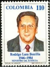 Rodrigo lara abre puerta a una posible alianza con sergio fajardo. Stamp Rodrigo Lara Bonilla 1946 1984 Colombia Victims Of Drug Cartels Ministers Of Justice Mi Co 1862 Sn Co 1049 Yt Co 983 Sg Co 1930 Lt Co 1869