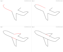 Follow the simple instructions and in no time you've created a great looking airplane drawing. Draw A Airplane Easy Drawing Art Ideas
