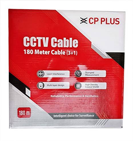 CP PLUS 3+1 COAXIAL PURE COPPER 180 MTR CABLE product image