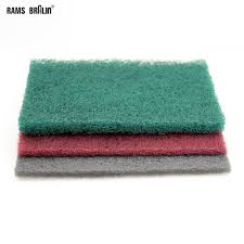 12 Pieces Non Woven Scotch Brite Hand Sanding Grinding Pad Coarse To Fine Polish