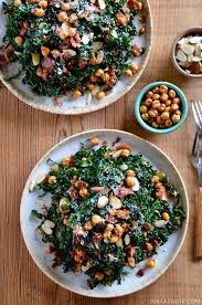 A Quick And Easy Warm Bacon Vinaigrette Transforms Raw Kale Into The Ultimate Flavorful Side Salad Or Main Cou Warm Salad Recipes Kale Salad Recipes Kale Salad