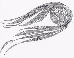 Pics For Comet Drawing Drawings Abstract Artwork Art