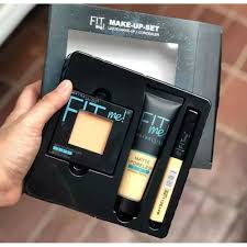 Find maybelline from a vast selection of face powder. 3 In 1 Fit Me Matte Face Powder Foundation Concealer Sanwarna Pk