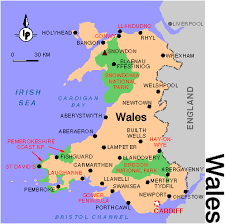 Wales (kiŋigin in iñupiaq) is a town in the nome census area, alaska, united states. Map Of Wales Wales Map Map Wales