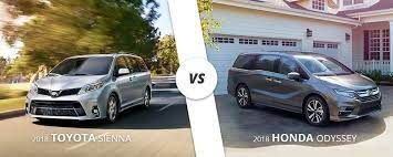 2018 honda odyssey vs 2018 toyota sienna large families looking for a vehicle with major transportation chops have the choice between an attractive minivan or a large suv. Comparing The 2018 Toyota Highlander To The 2018 Honda Odyssey Westbury Toyota Blog