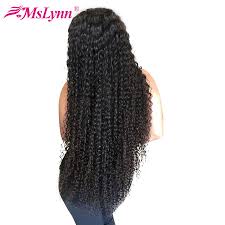 Us 188 63 Mslynn Lace Front Human Hair Wigs With Baby Hair Brazilian Deep Wig For Women Color Ba Curly Human Hair Wig Brazilian Hair Wigs Long Hair Wigs
