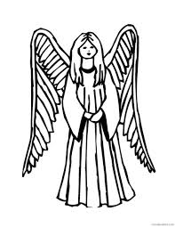 Download and print free angel free coloring pages. Free Angel Coloring Pages To Print Coloring4free Coloring4free Com