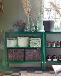 Kolbjorn Shelving Unit In Outdoor Green 80x81 Cm Ikea Ireland Ikea Outdoor Shelves Shelving Unit