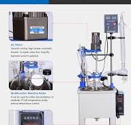 Lab 10L Chemical Distillation Single-Layer Glass Reactor
