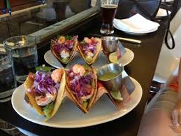 Soft taco shells, chipotle mayo, cilantro lime slaw, fresh cilantro. Shrimp Tacos And Mahi Mahi Tacos Picture Of Fishing With Dynamite Manhattan Beach Tripadvisor