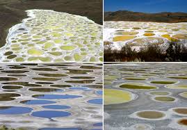Spotted lake is a saline endorheic alkali lake located northwest of osoyoos in the eastern similkameen valley of british columbia, canada, a. Mybestplace Spotted Lake Stunning Lake Filled With Colored Circles