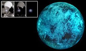A station on the seville metro. Jupiter S Moon Europa Found To Glow In The Dark Due To Being Hit With Radiation Daily Mail Online